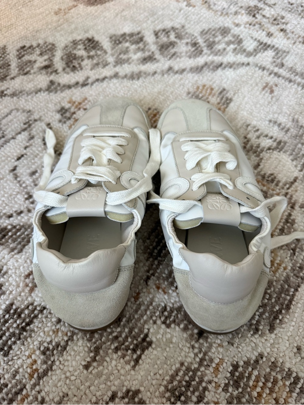 ✨Loewe Ivory and White Suede-Trim Ballet Runner 2.0✨ - Picture 6 of 6